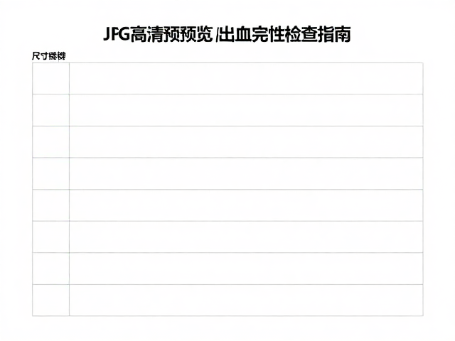A4海报尺寸规范,JPG高清预览与出血完整性检查指南