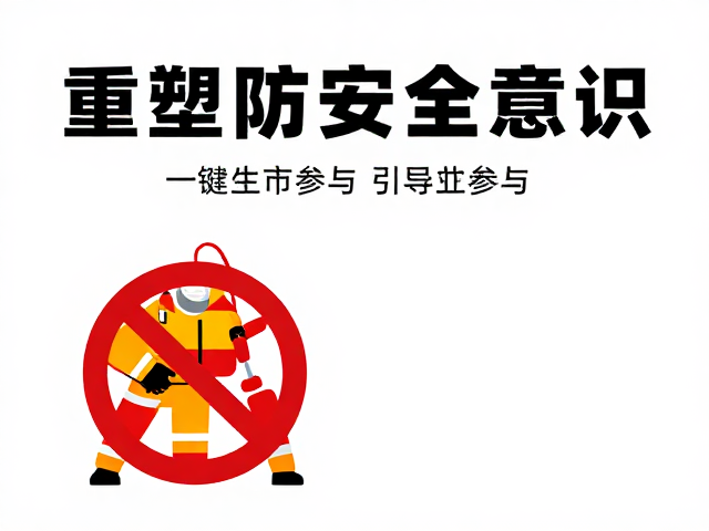Canva设计消防安全海报，引导社会参与，一键生成高传播素材