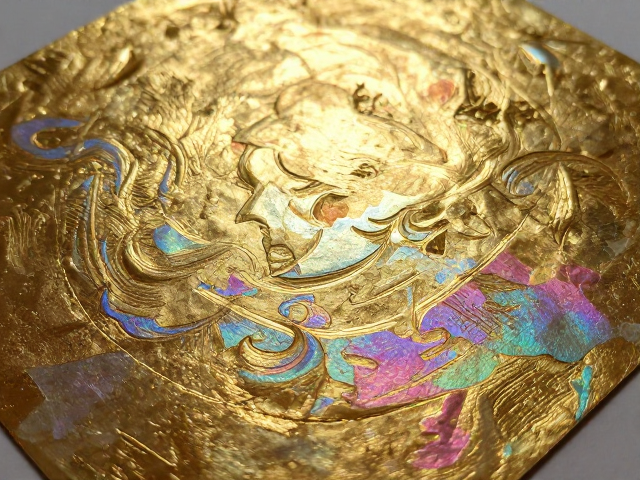 七彩烫金工艺的视觉实现原理