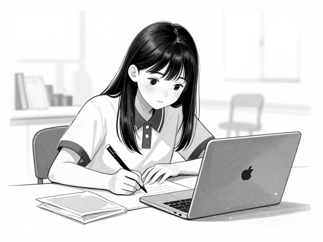 在校学生用Procreate画黑白灰高级感插画,零基础也能出大片
