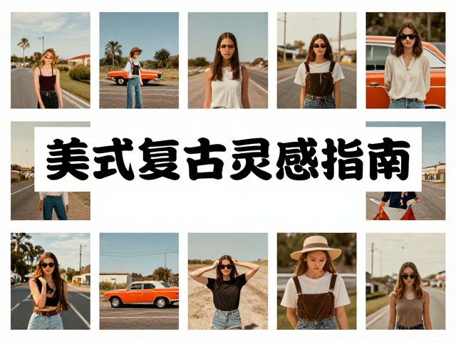 美式复古拼贴摄影,拼贴式排版教程与灵感指南