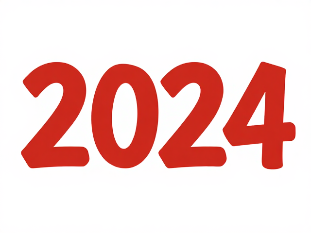 2024跨年新年海报设计，扁平插画风公众号首图模板分享