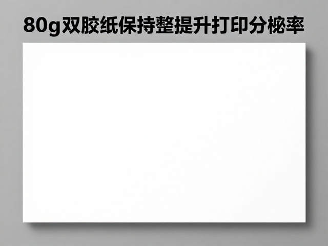 80g双胶纸平整存放技巧，保持纸张平整提升打印分辨率