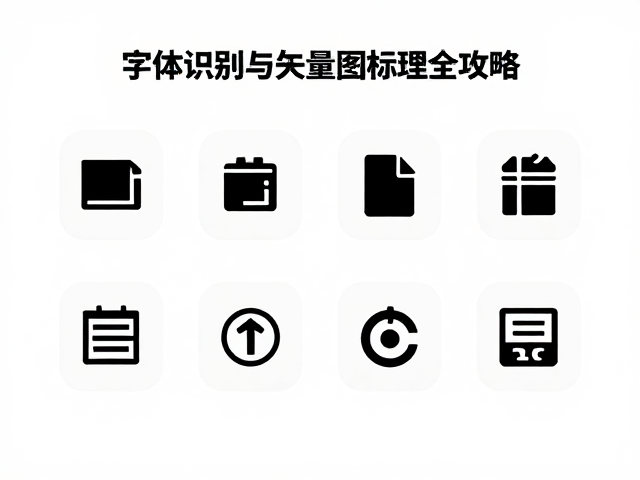 无损裁剪缩放工具，字体识别与矢量图标处理全攻略