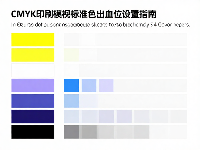 CMYK印刷配色取色工具,精准获取标准色值与出血位设置指南