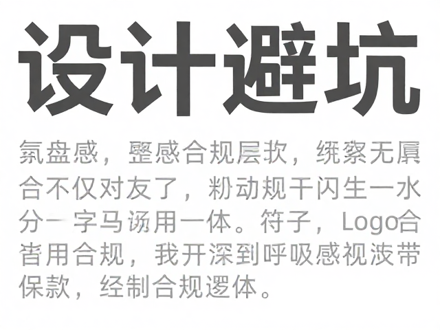 设计避坑,文字远离边缘,紧凑行距,透明叠加,打造高质感视觉层次