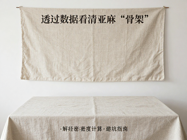 经纬密度计算:透过数据看清亚麻“骨架”