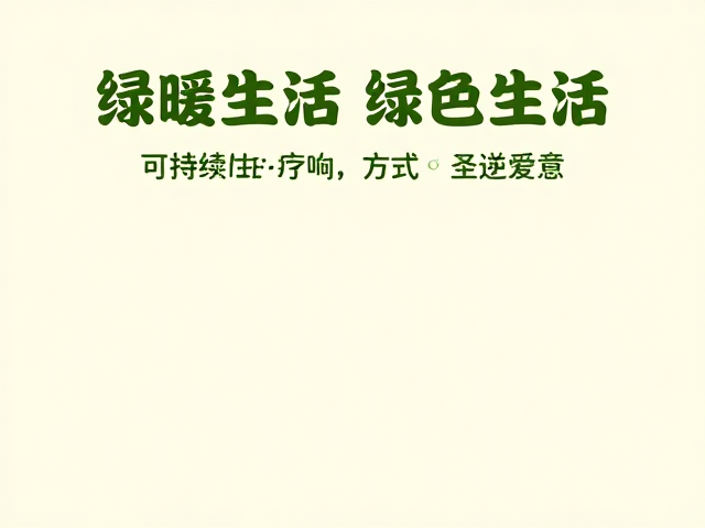 用可持续的生活方式传递爱意