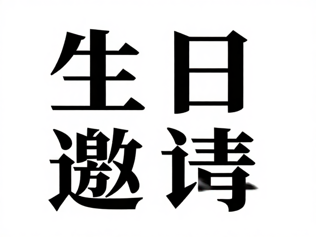 生日邀请海报怎么做?朋友圈艺术字配图模板,设计技巧