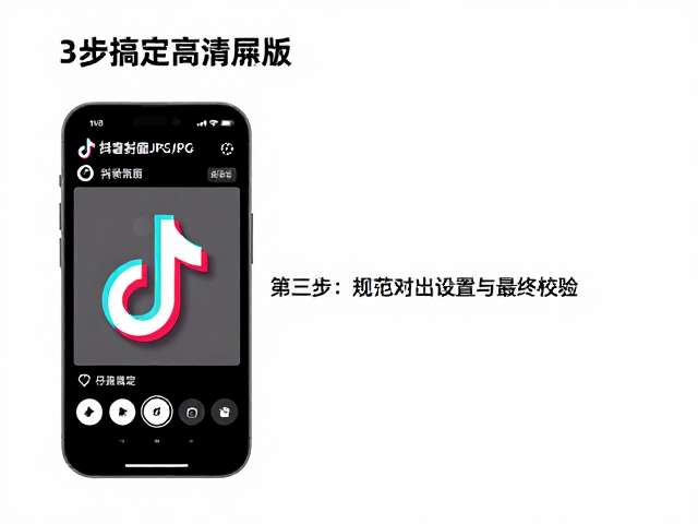 第三步:规范导出设置与最终校验