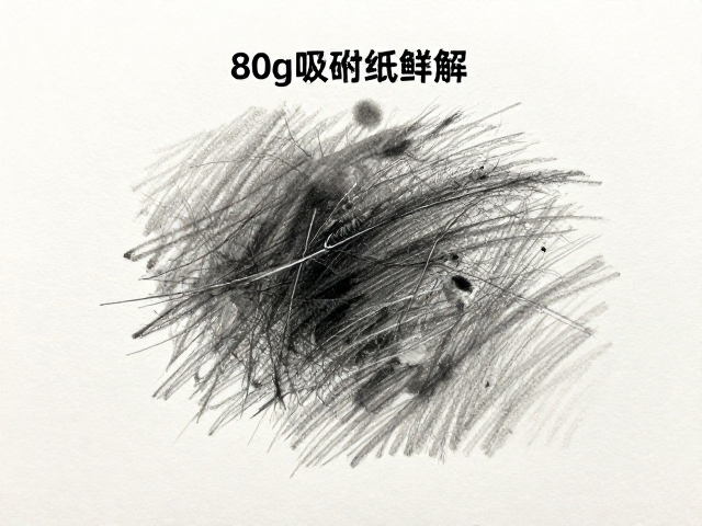 80g双胶纸与素描纸对比,油墨吸附性详解,选购避坑指南