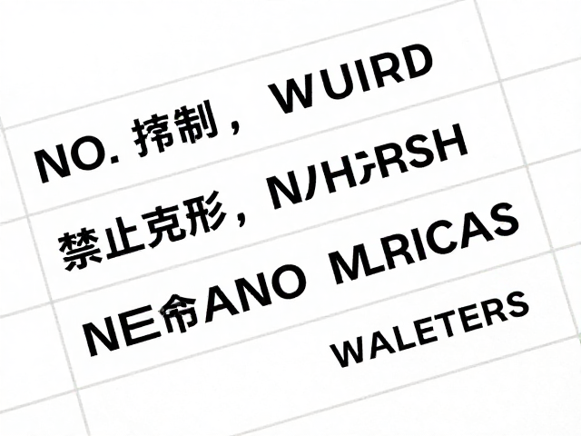 利用倾斜网格强化文字层级与可读性