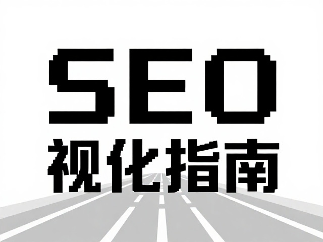 机械极简风像素字体设计,纵深街道构图灵感与SEO视觉优化指南