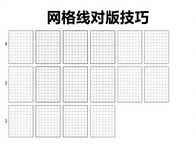 多宫格网格构图教程，主标题突出与网格线对齐排版技巧