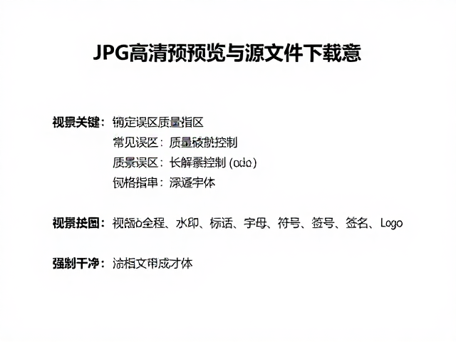 常见误区与质量控制
