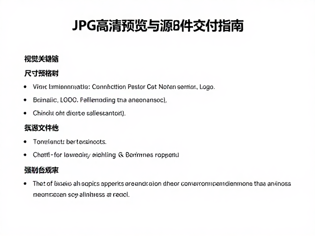 预览图与源文件的交付规范