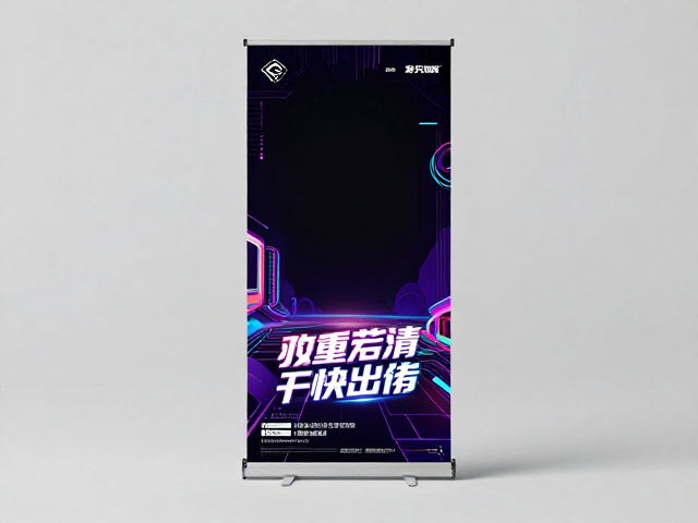标准易拉宝尺寸规范与版面布局逻辑