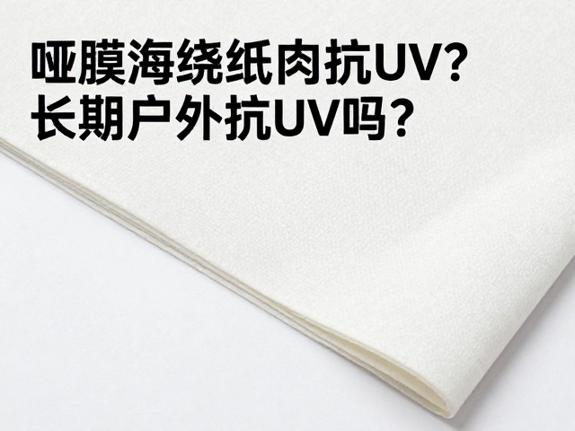 哑膜海报纸长期户外抗UV吗?解析广告喷绘技术演变