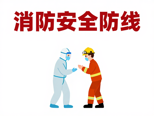 消防安全海报，健康防疫，引导全民参与，共筑安全防线
