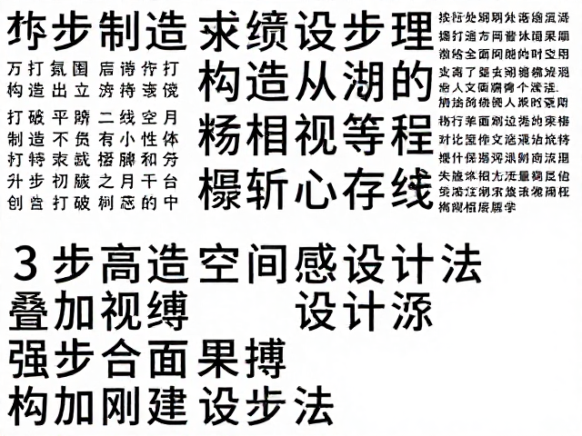 元素叠加构图,纵横文字混排,3步制造高级空间感设计法