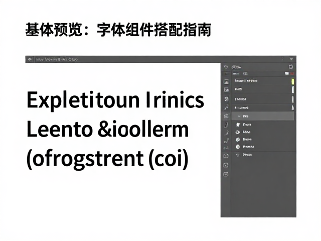 字体预览与渲染机制的差异分析