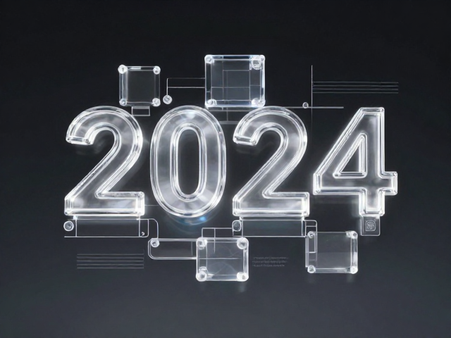 透明PVC与亚克力打造科技感数据可视化,2024前沿设计解析