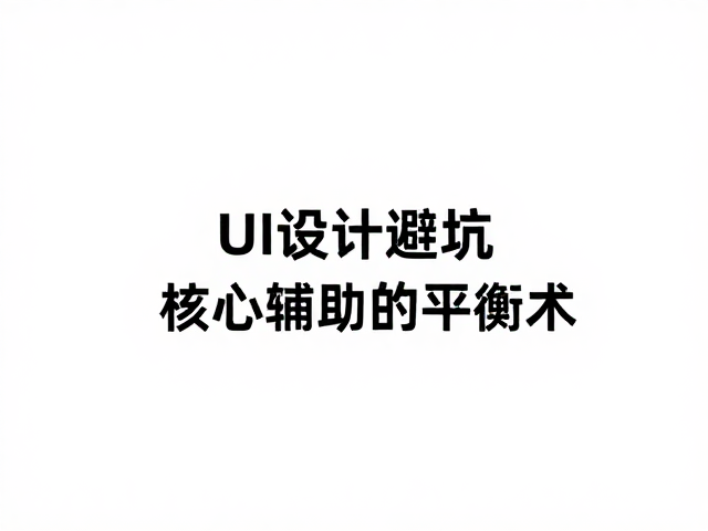 装饰元素：从视觉噪音到功能辅助的平衡术