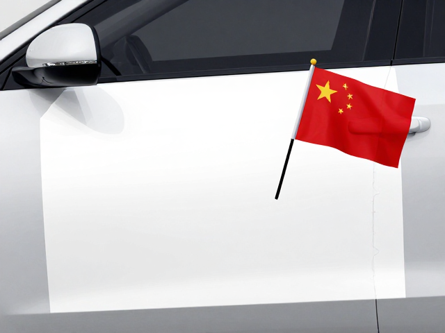 车贴广告纸抗撕裂耐用，搭配旗帜道旗打造移动宣传新高度