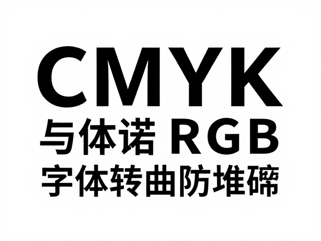 字体嵌入与转曲在印刷前的关键作用