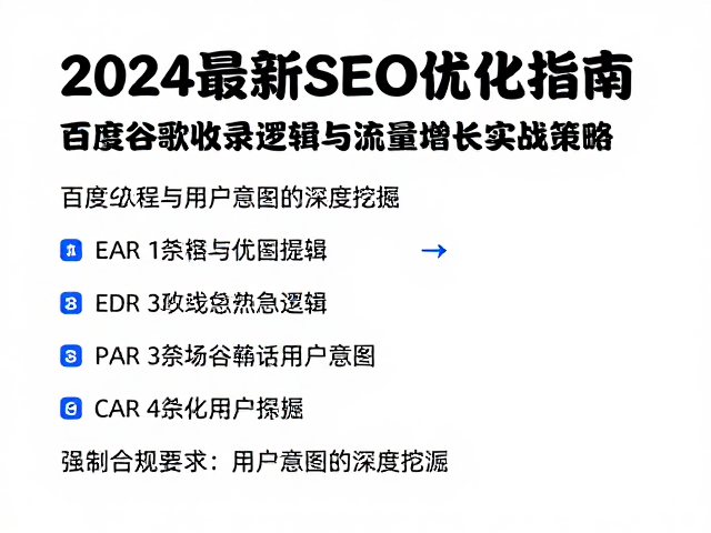内容策略与用户意图的深度挖掘