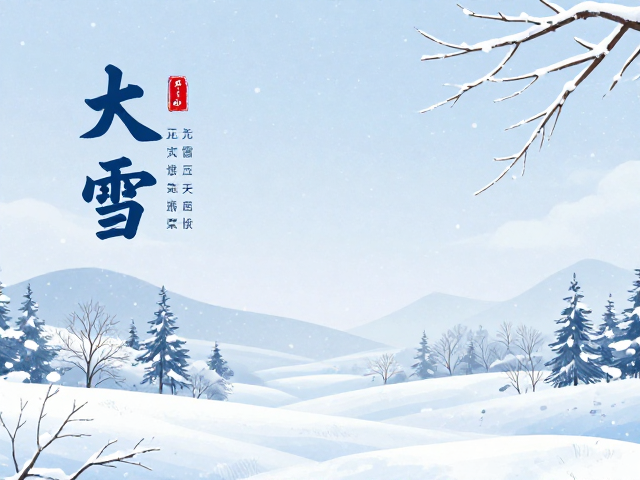 大雪节气唯美素材推荐