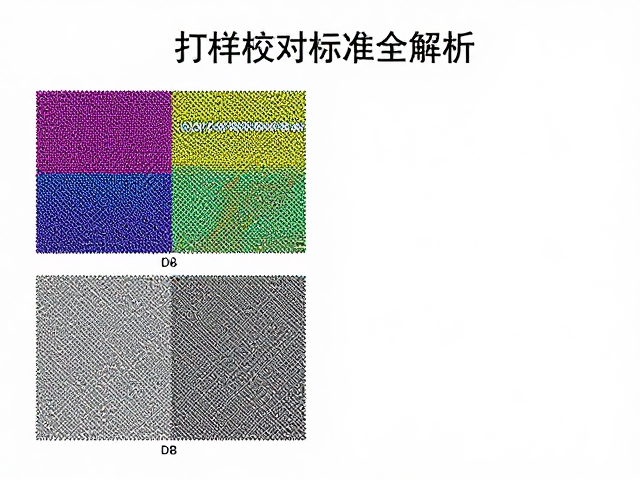 打样校对中的关键参数与标准化流程