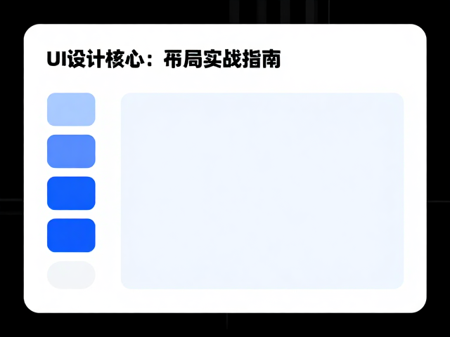 品牌色调与对齐布局实战指南