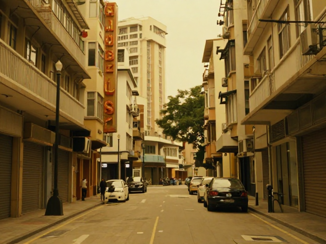 城市街景与光影叙事