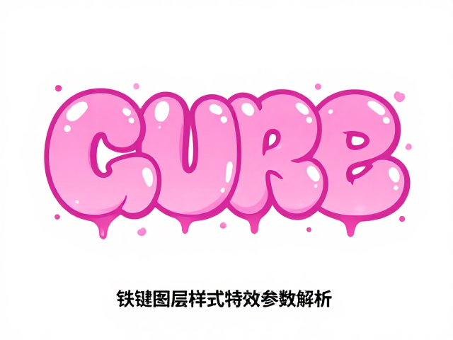 关键图层样式与特效参数解析