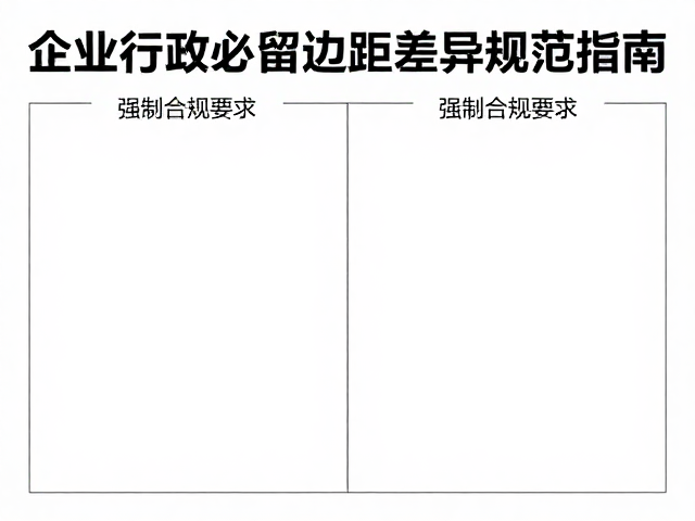 不同文档类型的留边距差异化设置策略
