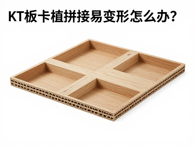 KT板卡槽拼接易变形怎么办?3招解决变形痛点