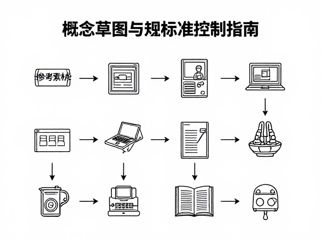 工作流搭建:从概念草图到高精度素材的标准化流程