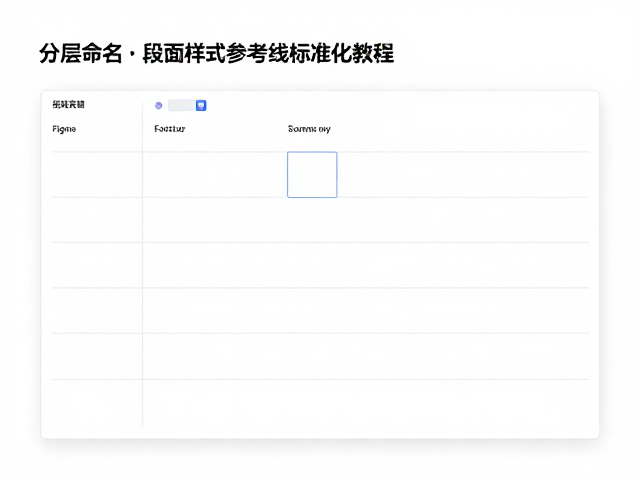Figma实战,分层命名、段落样式与分栏参考线标准化教程