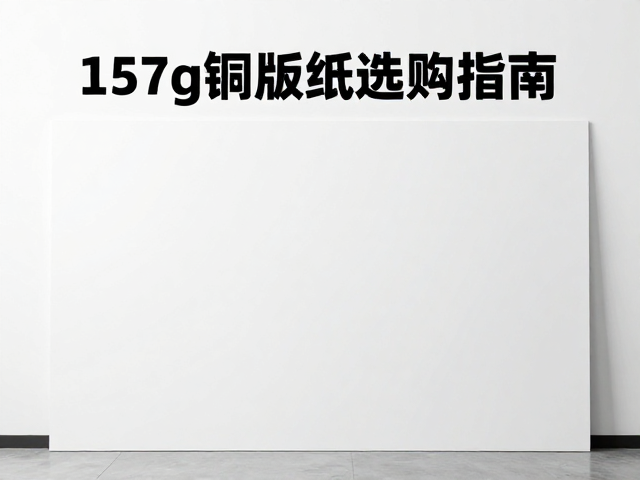 157g铜版纸做展会背景板白度多少好?高清不透光选购指南