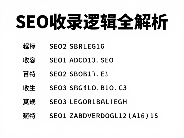SEO收录逻辑下技术内容的结构化呈现