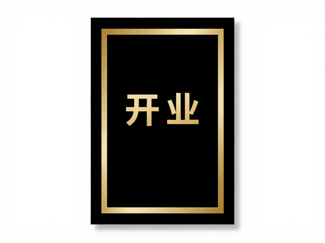 高级黑金风门店开业海报模板,朋友圈吸睛神器