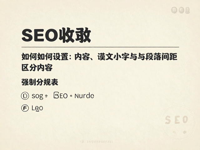 内容层级与SEO语义结构的协同
