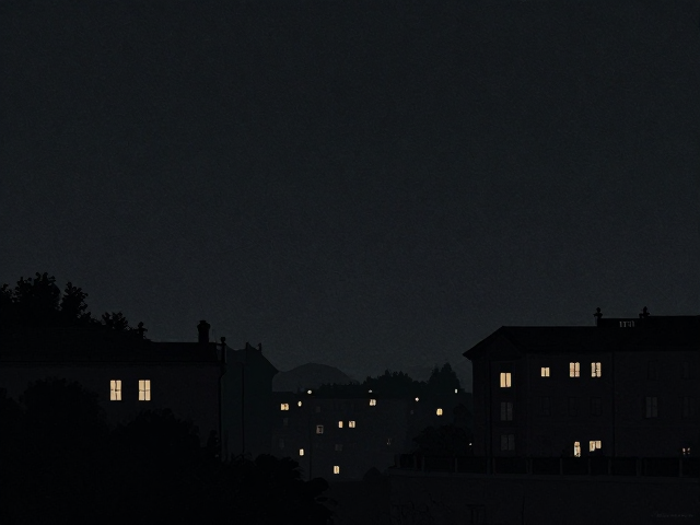 暗黑风夜景插画教程,AI,旧纸纹理质感教程