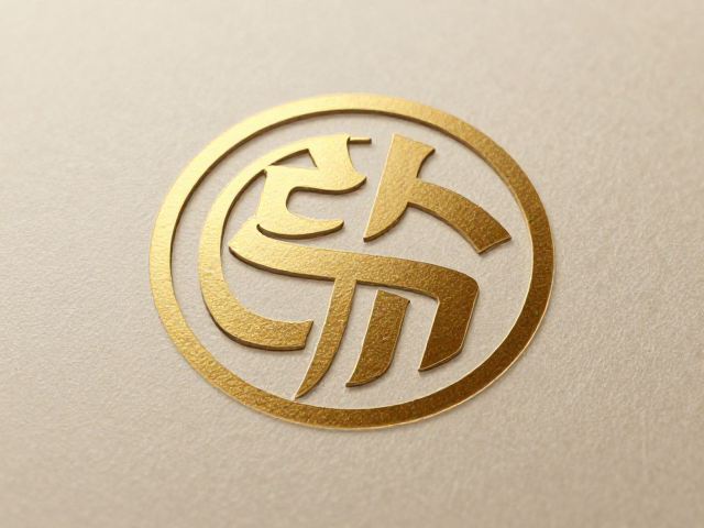 源自传统烫金工艺的镂空压印，定制企业Logo彰显高端质感
