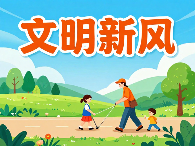 高饱和醒目文明新风海报怎么画？Illustrator教程