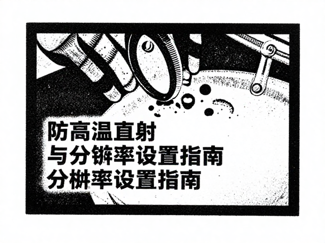 常见避坑场景与参数校准细节