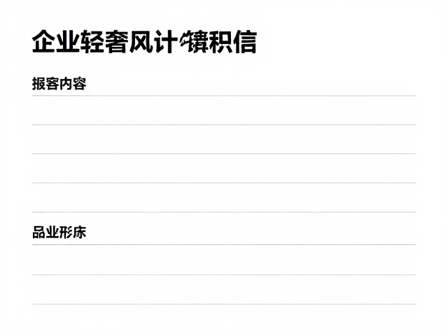 版式与信息层级:理性秩序中的专业呈现