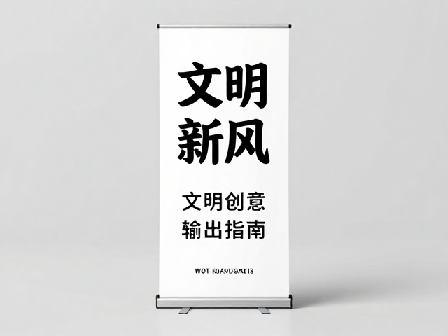 易拉宝场景适配与文案提炼策略