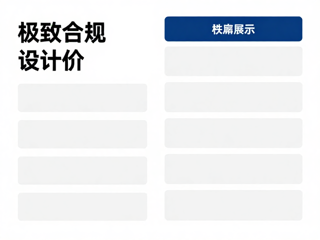 左右分割的视觉平衡与信息层级构建